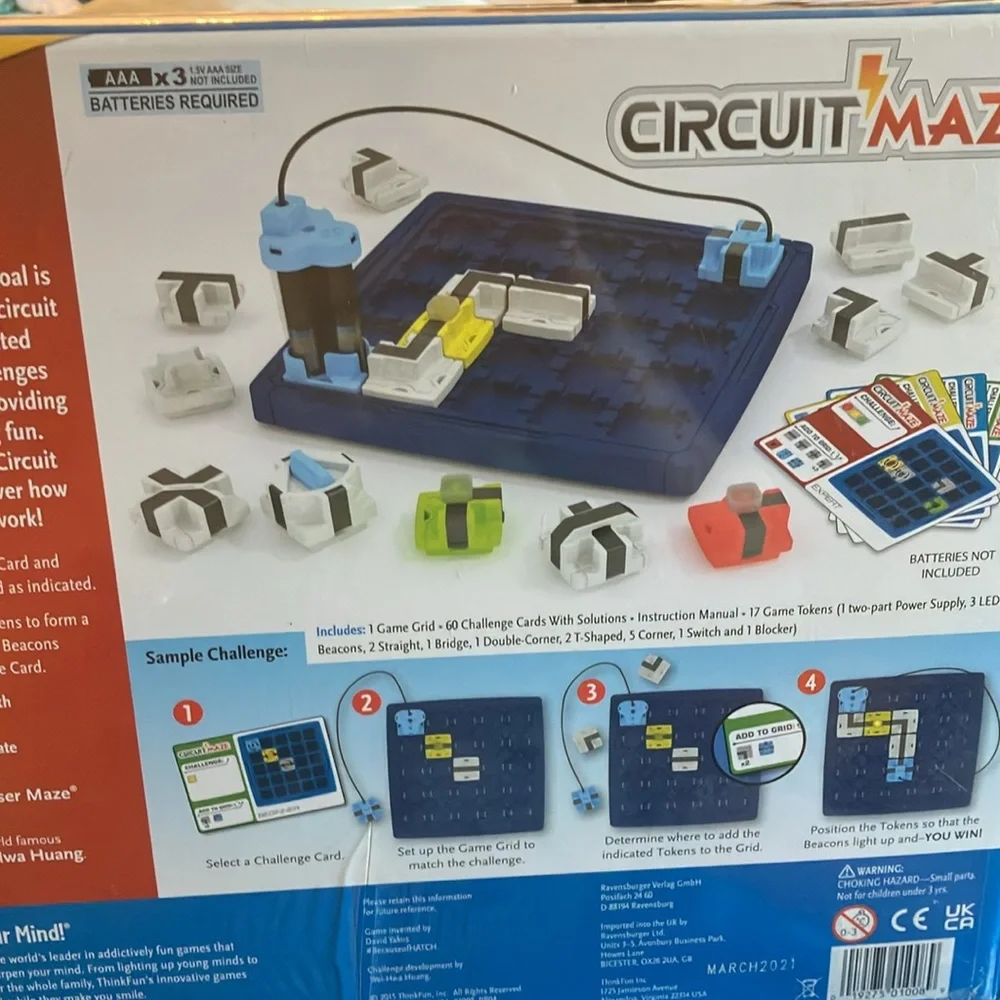 Circuit Maze Electric Current Logic Game